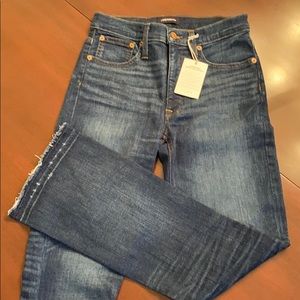 J. Crew Billie Demi boot crop jeans, size 27T